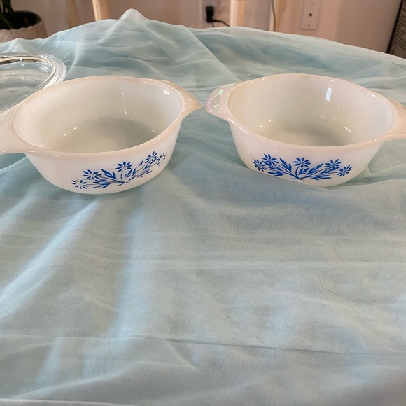 VINTAGE FIRE KING HOCKING CASSEROLE DISHES - Picture 2 of 6